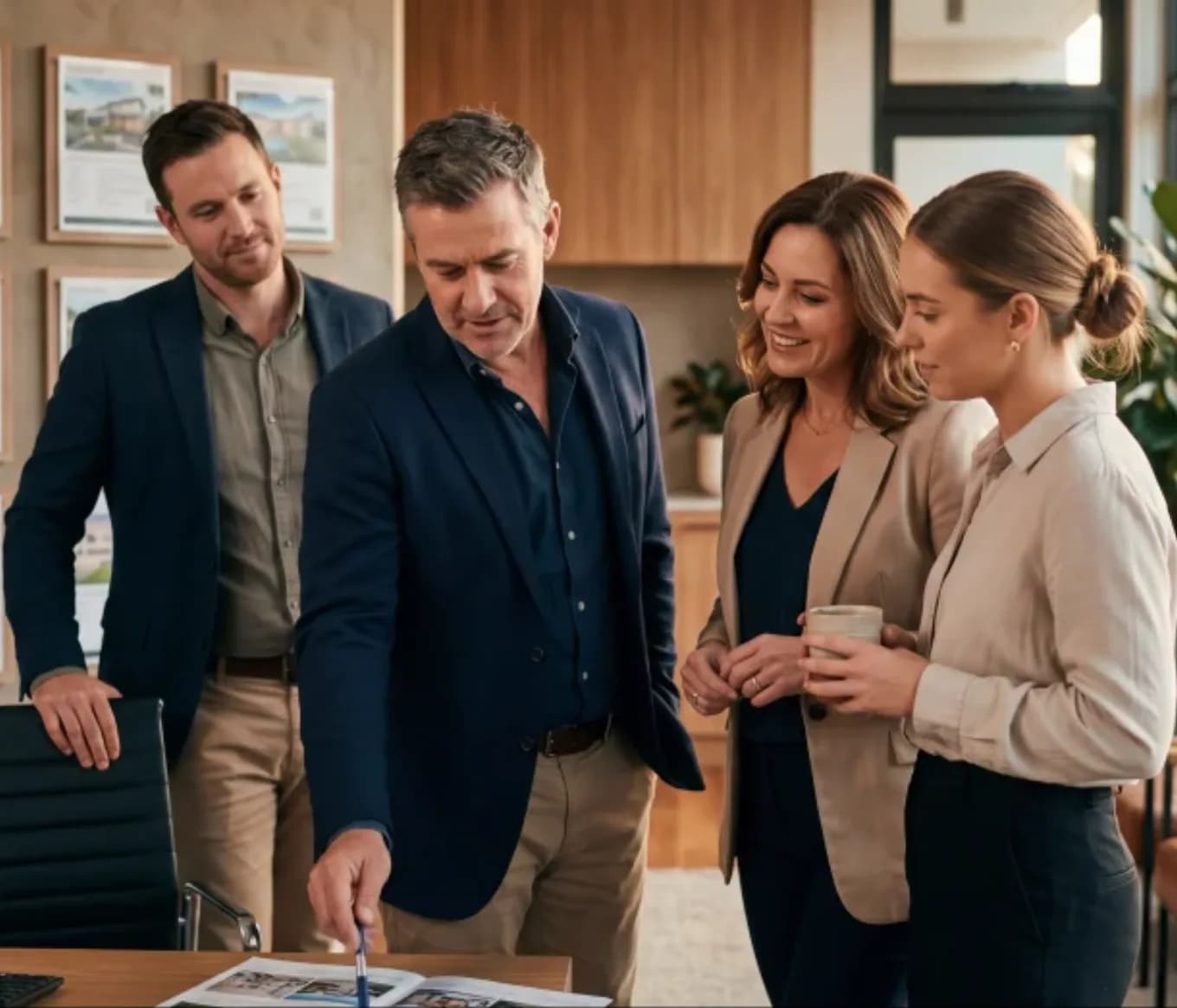 deSatnick agents reviewing a listing together